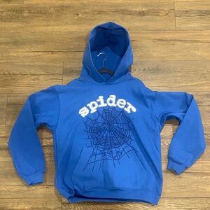 Blue Sp5der Hoodie